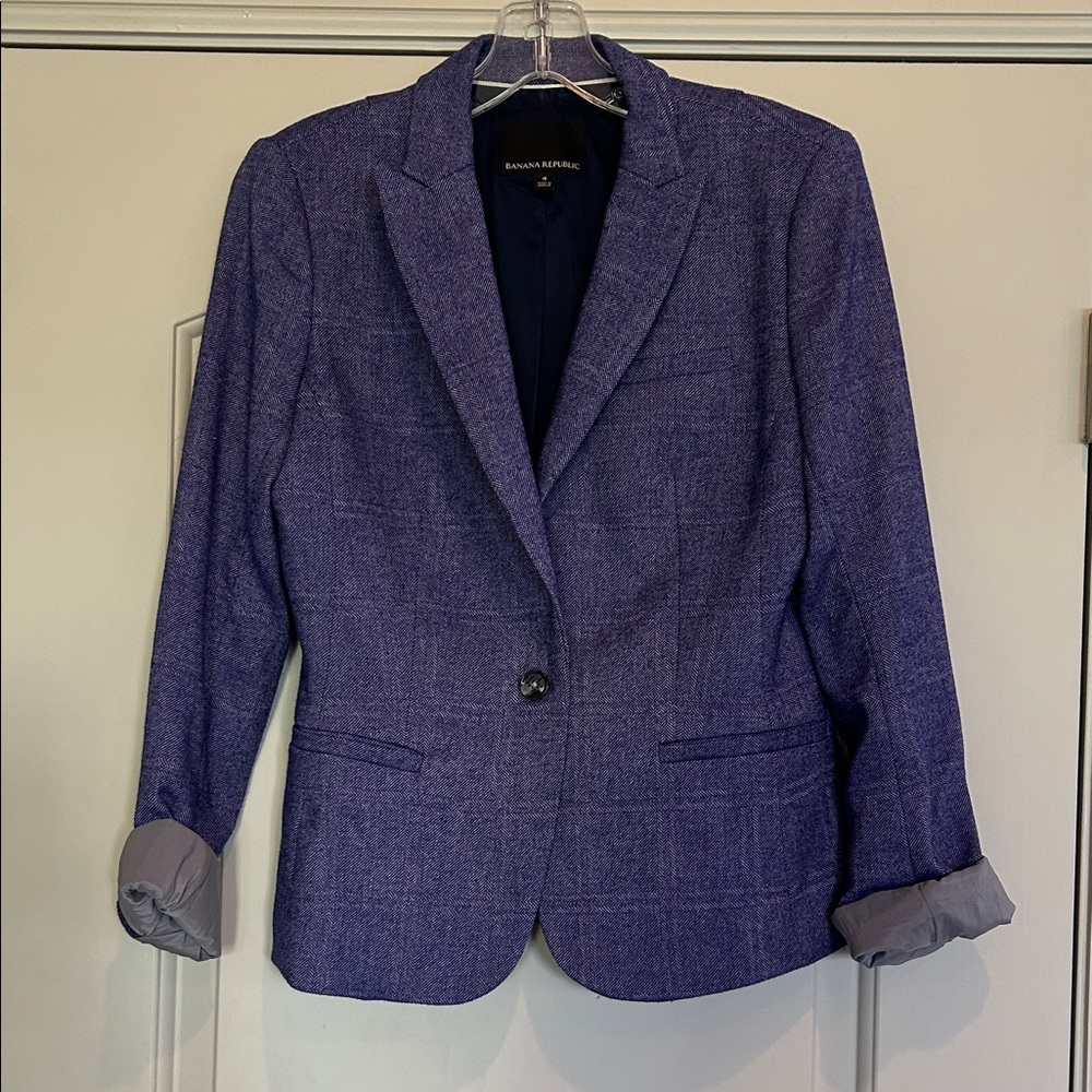 Banana Republic Purple Blazer